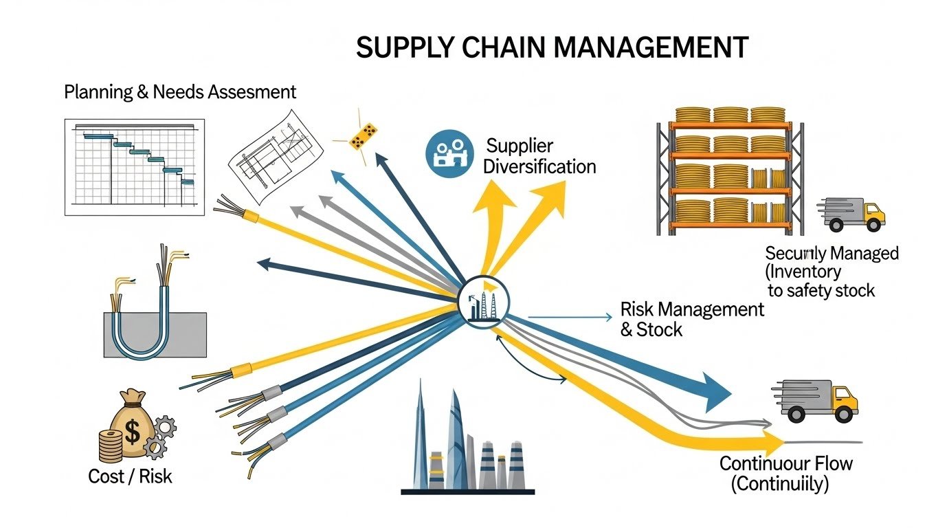 شراء كابلات كهربائية