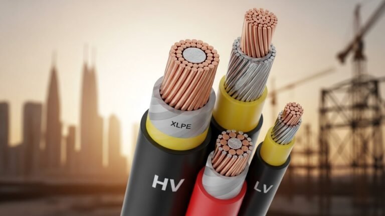 أنواع الكابلات الكهربائية