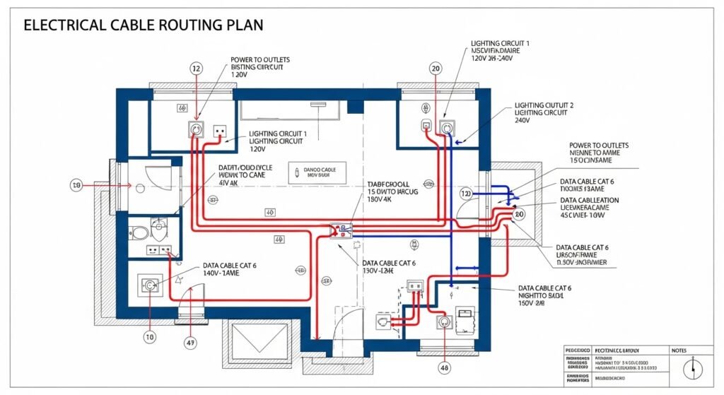 حساب هبوط الجهد في الكابلات