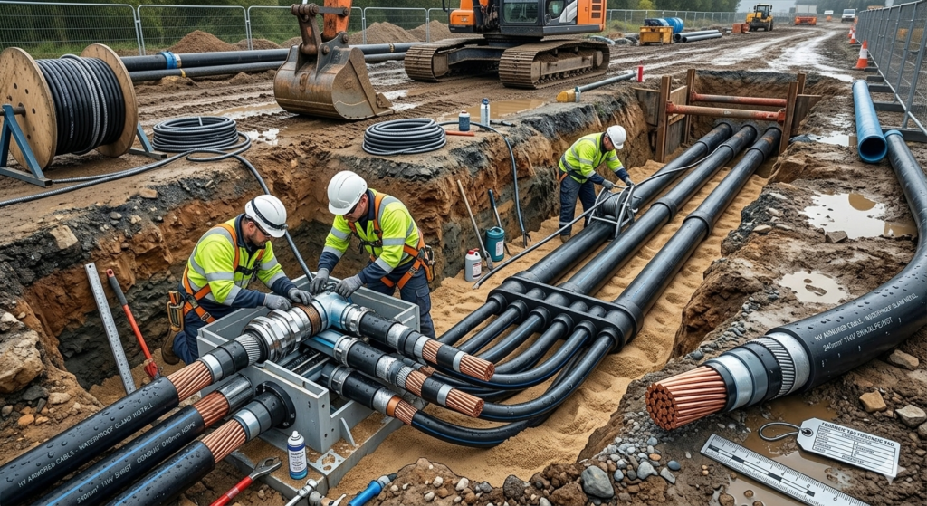 تآكل الكابلات الكهربائية
