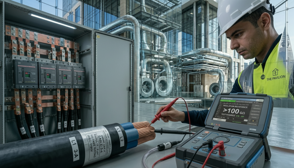 اختبار الكابلات الكهربائية