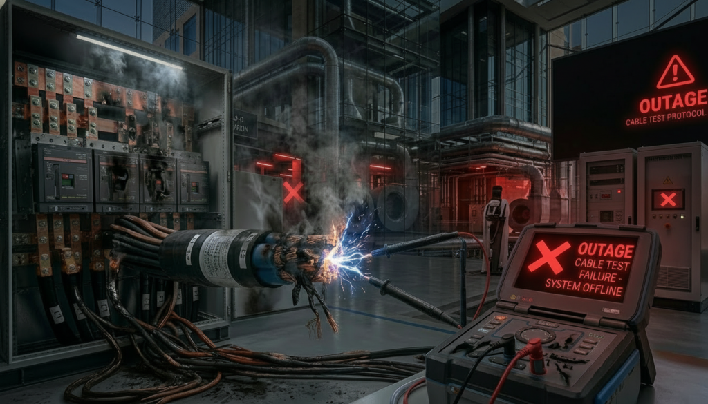 اختبار الكابلات الكهربائية